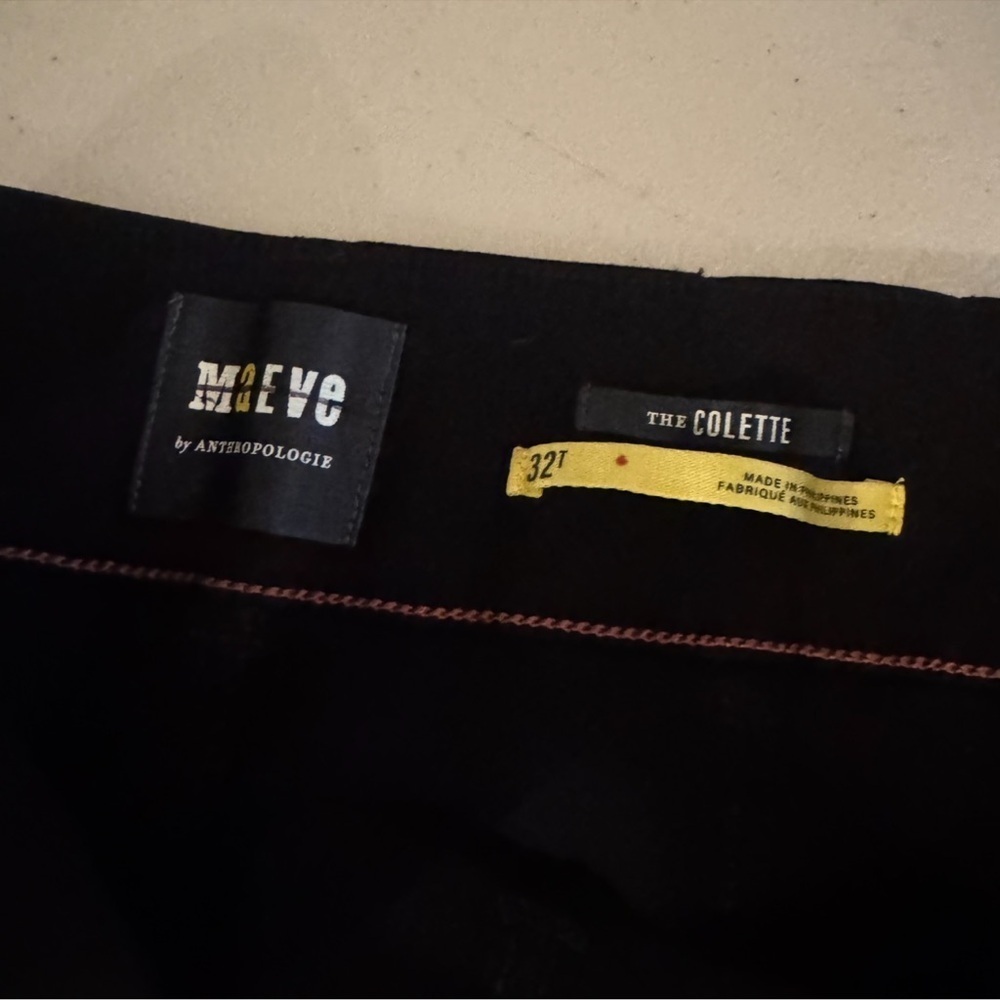 New Anthropologie The Colette Cropped Wide Leg Pants Maeve Linen Black 32 Tall - Picture 12 of 12
